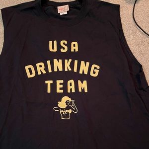 Mischief Made Me “USA Drinking Team” tank. Never worn.